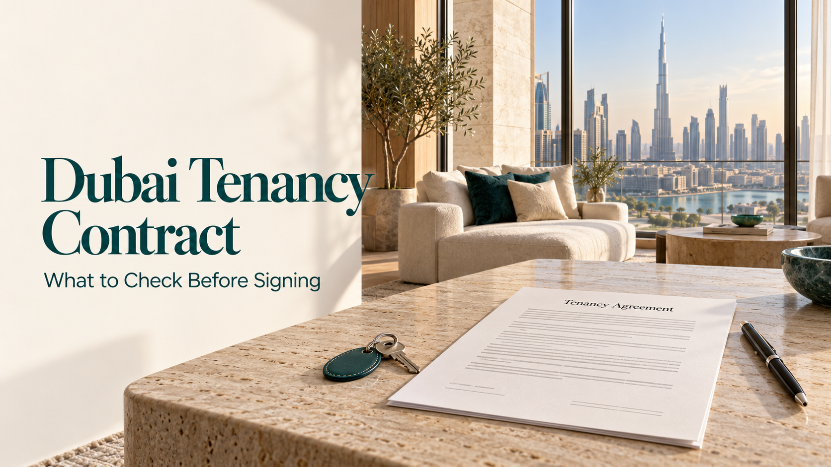 Tenancy Contract in Dubai: Unified Contract, Key Clauses and What to Check Before Signing