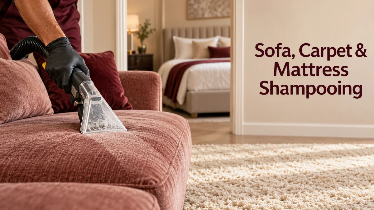 Sofa, Carpet & Mattress Shampooing