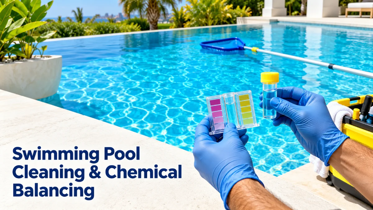 Swimming Pool Cleaning & Chemical Balancing