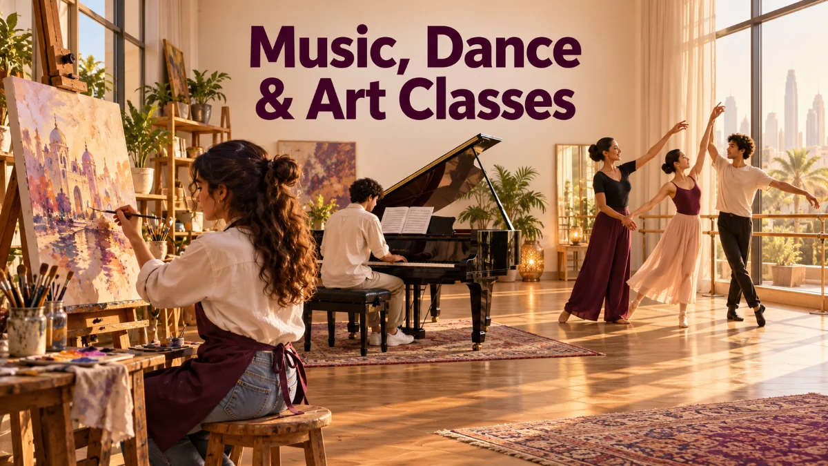 Music, Dance & Art Classes