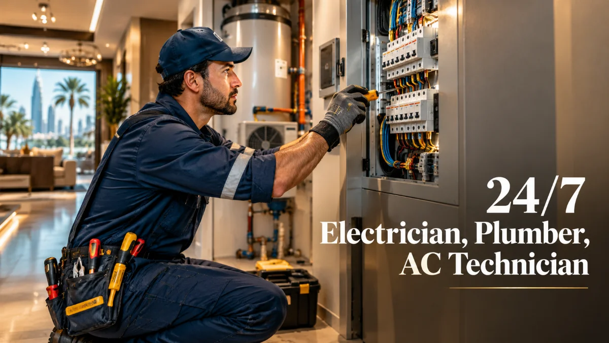 24/7 Electrician, Plumber, AC Technician