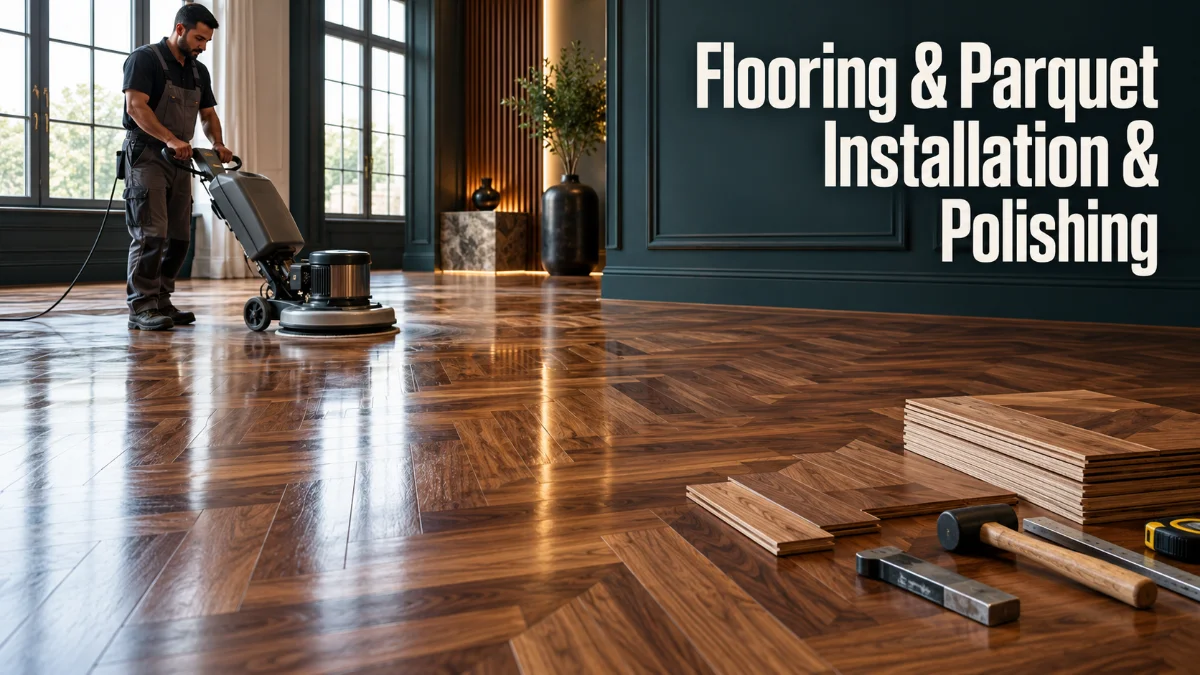 Flooring & Parquet Installation & Polishing
