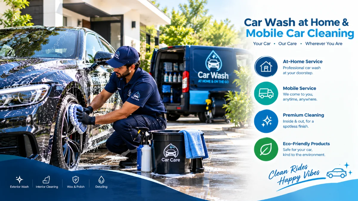 Car Wash at Home & Mobile Car Cleaning