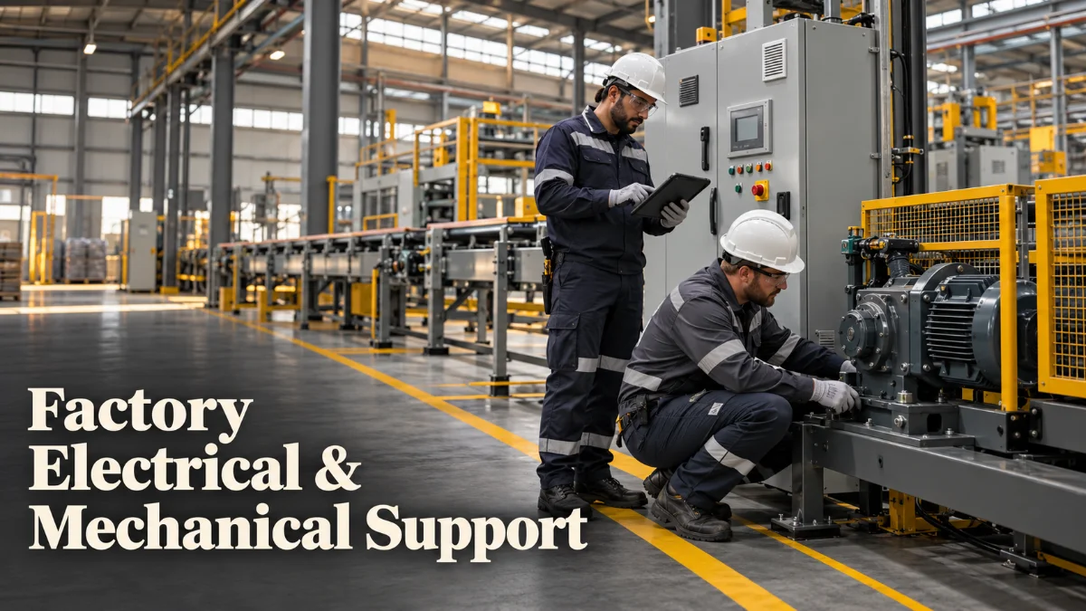 Factory Electrical & Mechanical Support