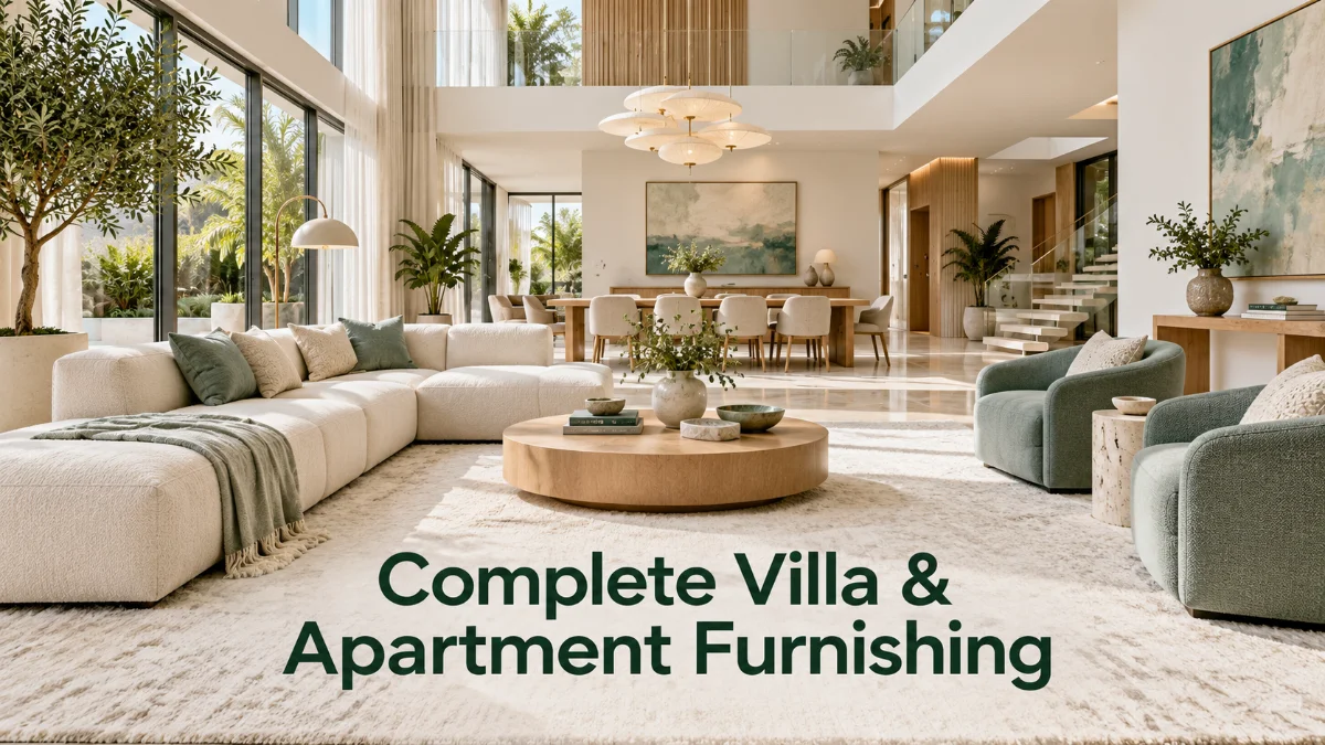 Complete Villa & Apartment Furnishing