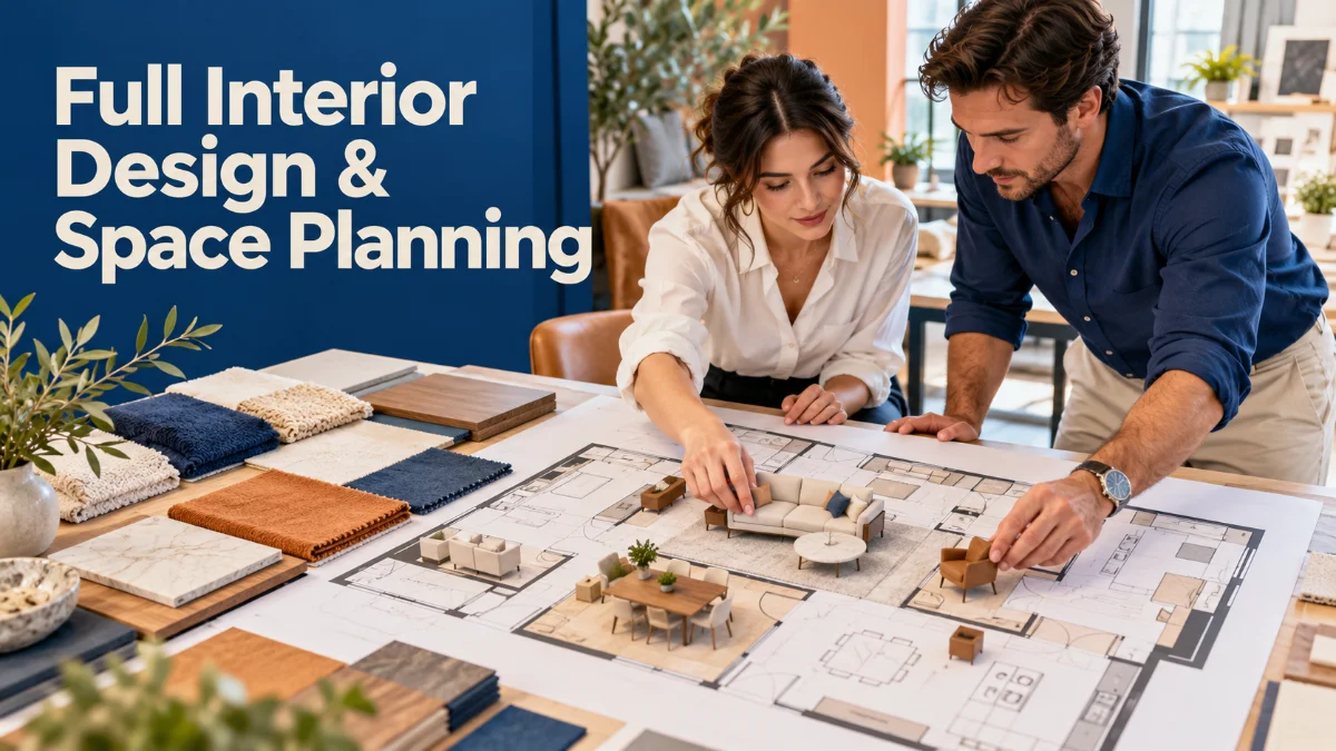 Full Interior Design & Space Planning