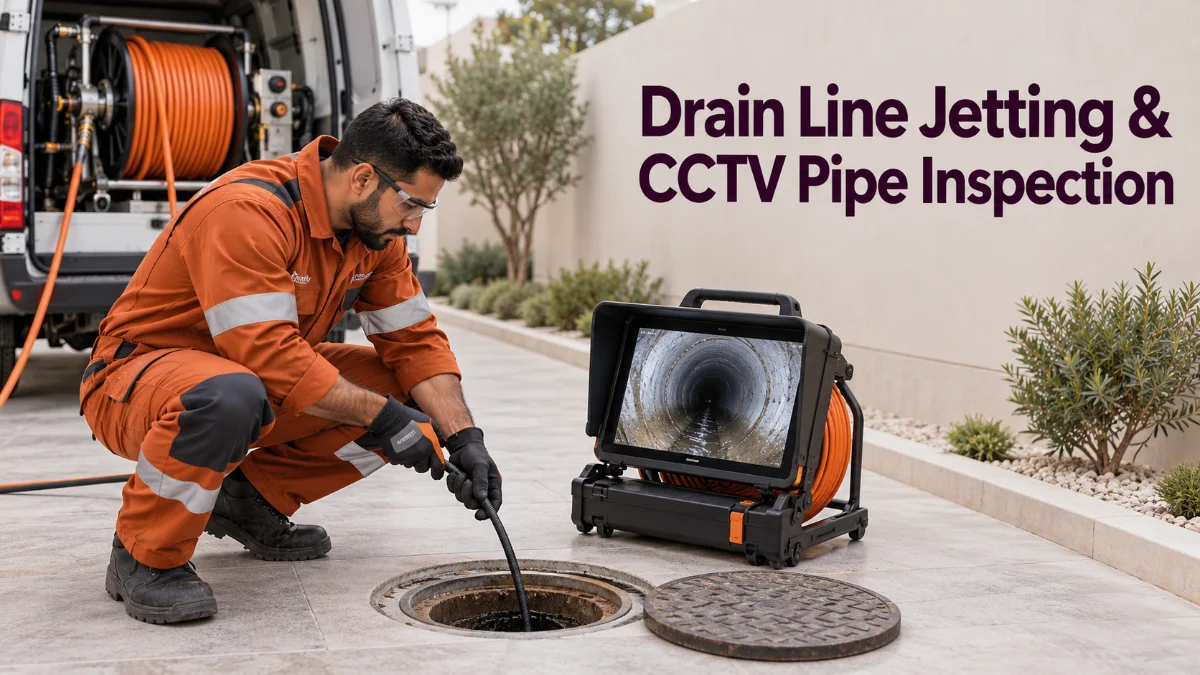 Drain Line Jetting & CCTV Pipe Inspection