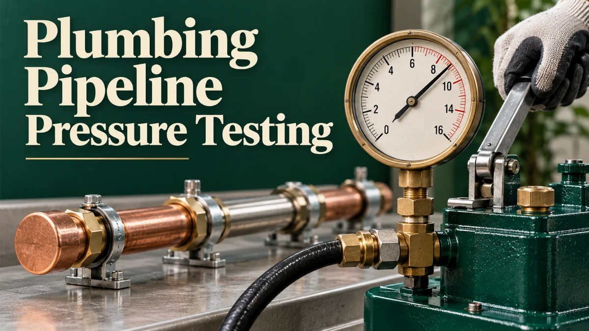 Plumbing Pipeline Pressure Testing