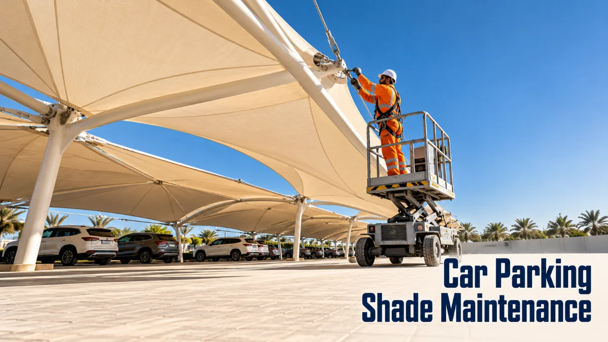Car Parking Shade Maintenance