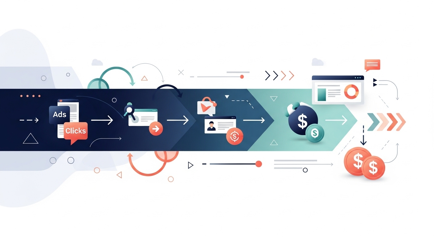 ^Full-Funnel Strategy from Click to Conversion^